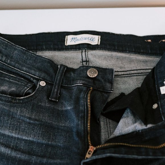 Madewell High Rise Skinny Jeans, Black - Picture 3 of 4